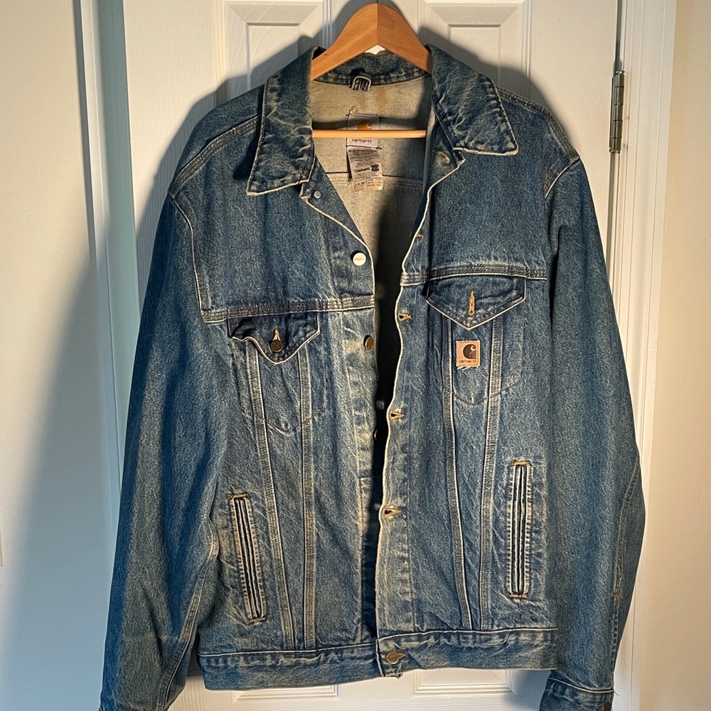 Carhartt Men's Classic Blue Denim Jacket